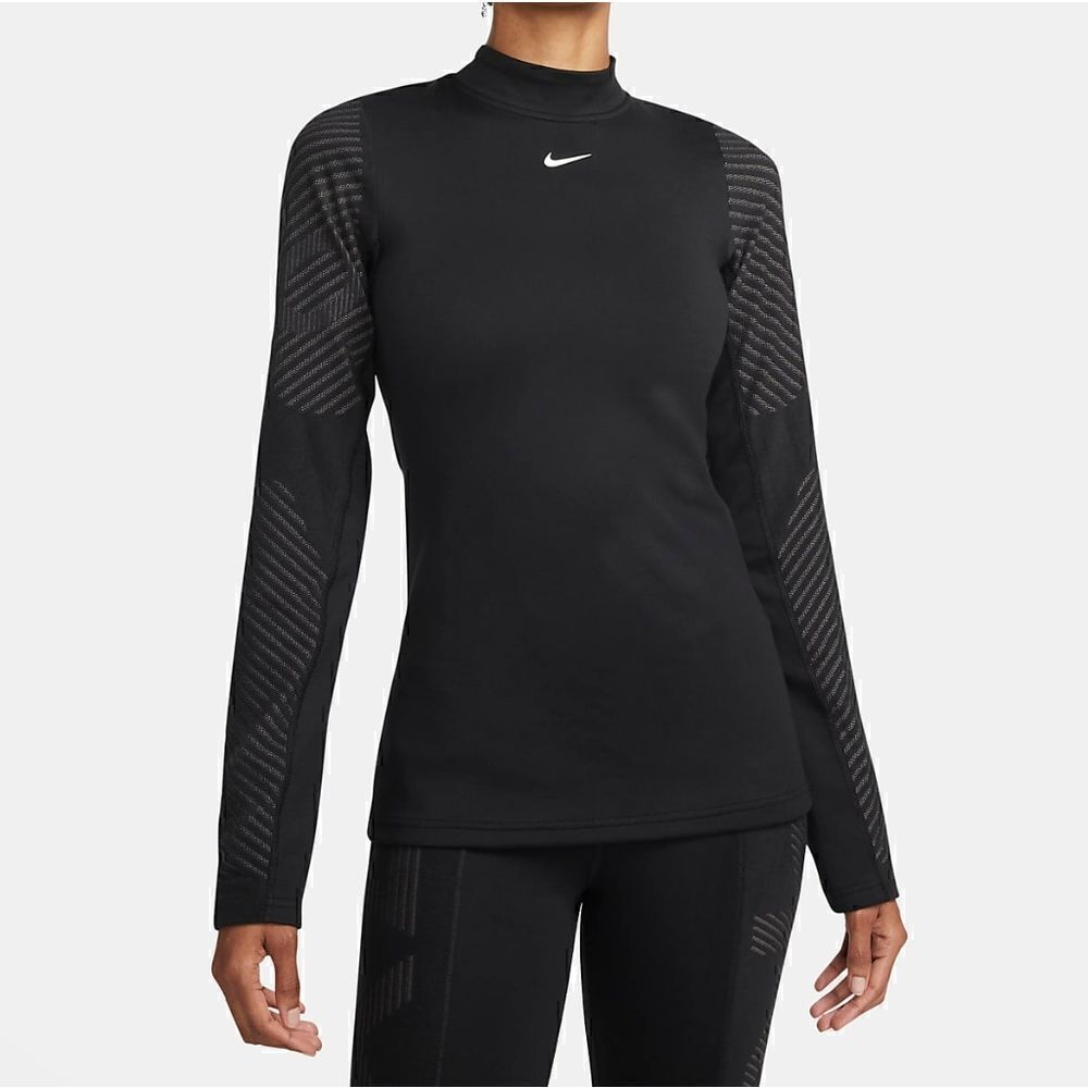 Nike Pro Therma-FIT ADV Black Sweatshirt Women's Size Small S DD6574 010 Tech